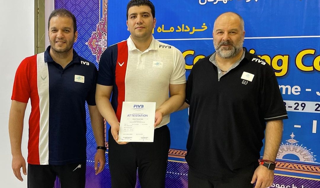  کسب مدرک "مربیگری بین‌المللی سطح ٢ واليبال" توسط عضو هیات علمی دانشگاه ارومیه