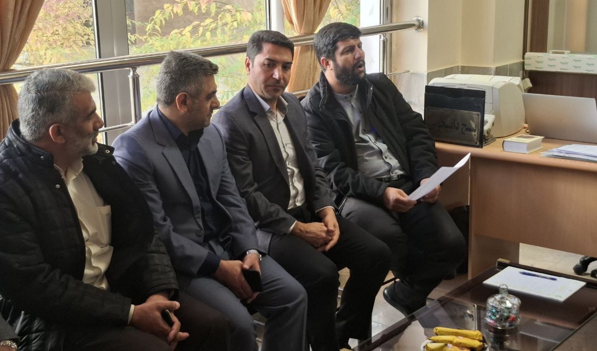 آئین بازگشایی دفتر جدید بسیج دانشجویی در دانشکده علوم ورزشی